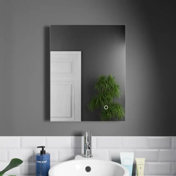 Auriga LED Bathroom Mirror 390mm x 500mm - Image 2