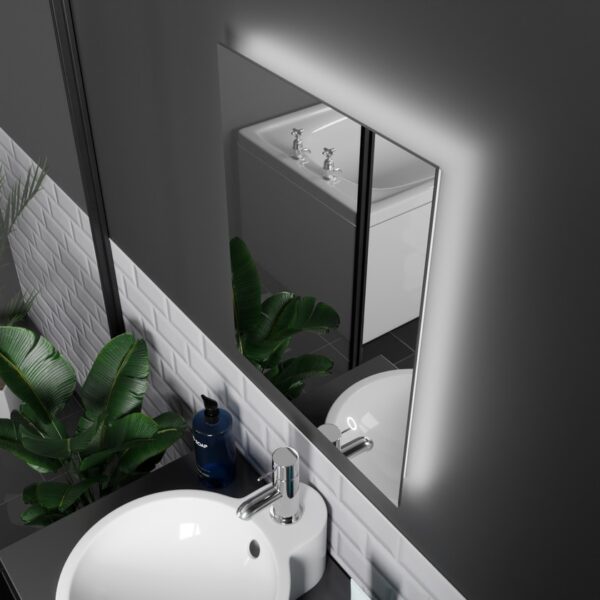 Auriga LED Bathroom Mirror 390mm x 500mm - Image 4