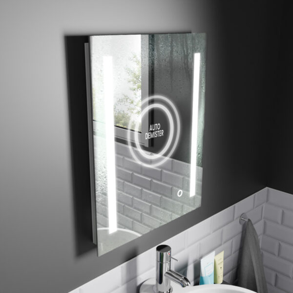 Lynx LED Bathroom Mirror 390mm x 500mm - Image 2