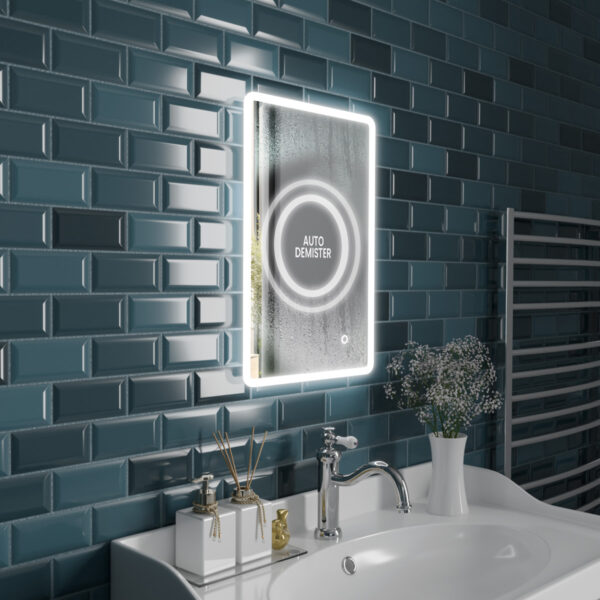 Carina LED Bathroom Mirror 400mm x 600mm - Image 2