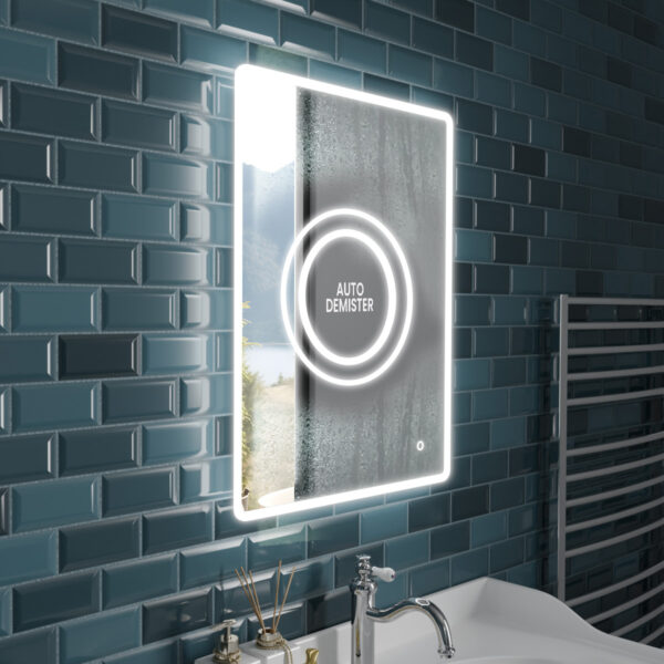 Carina LED Bathroom Mirror 600mm x 800mm - Image 3