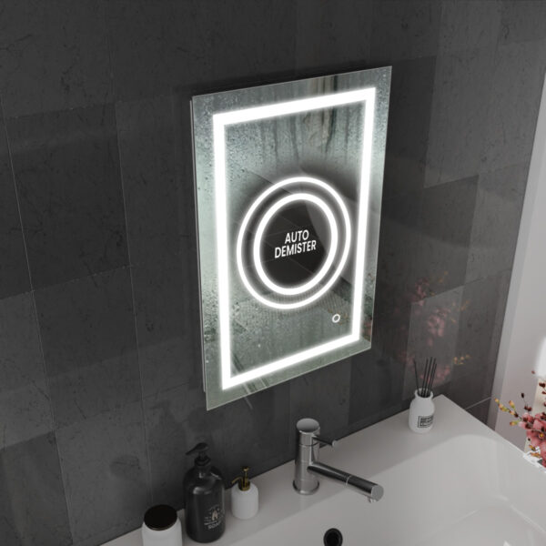 Cassio LED Bathroom Mirror 400mm x 600mm - Image 2