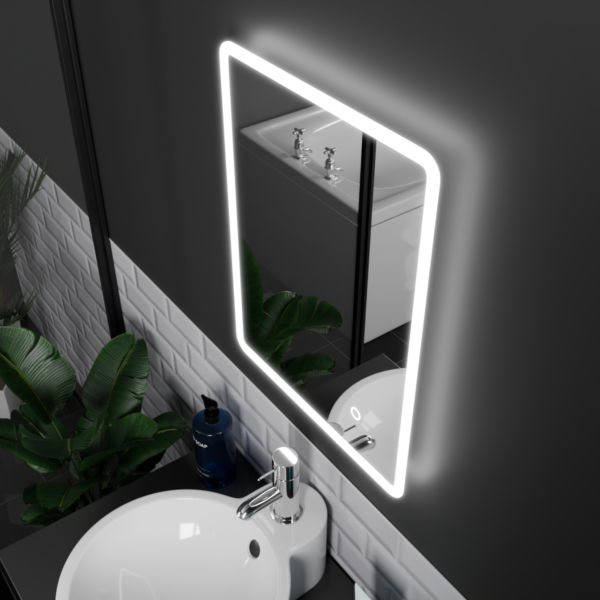 Carina LED Bathroom Mirror 390mm x 500mm - Image 3