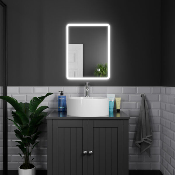 Carina LED Bathroom Mirror 390mm x 500mm - Image 4