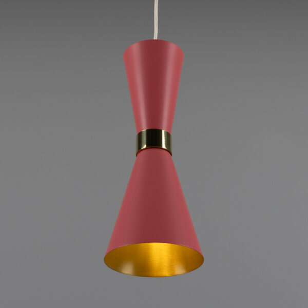 Cairo Mid-Century Coloured Pendant Light - Image 2