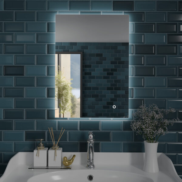 Auriga LED Bathroom Mirror 500mm x 700mm