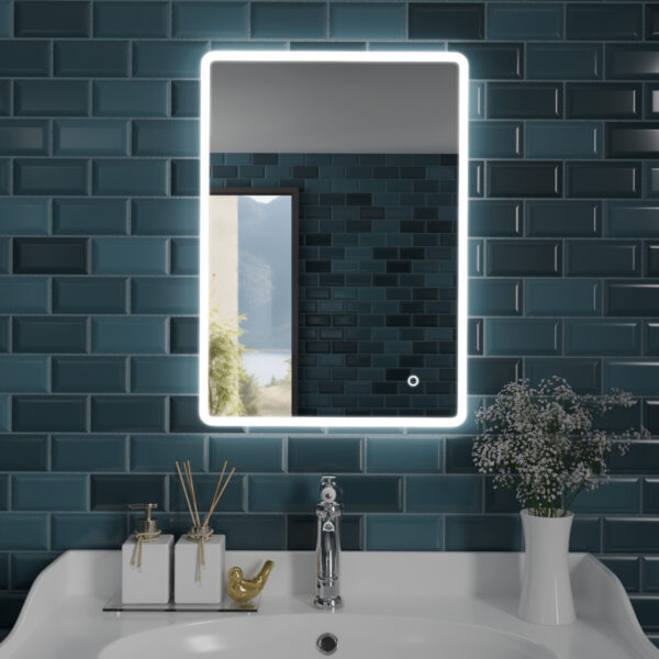 Carina LED Bathroom Mirror 500mm x 700mm