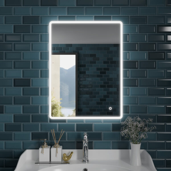 Carina LED Bathroom Mirror 600mm x 800mm