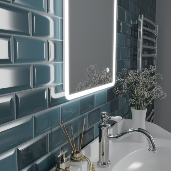 Carina LED Bathroom Mirror 500mm x 700mm - Image 4