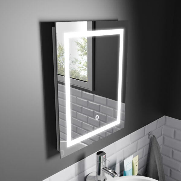 Cassio LED Bathroom Mirror 390mm x 500mm - Image 3