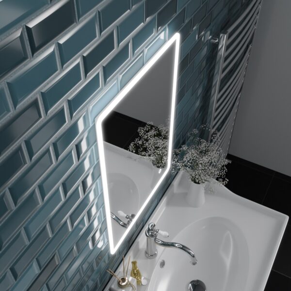 Carina LED Bathroom Mirror 500mm x 700mm - Image 3