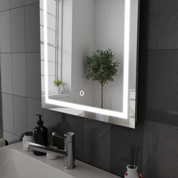 Cassio LED Bathroom Mirror 600mm x 800mm - Image 3