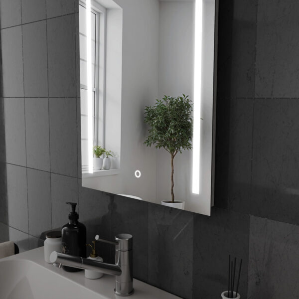 Lynx LED Bathroom Mirror 500mm x 700mm - Image 2