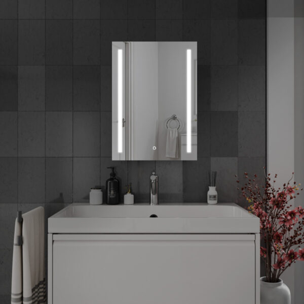 Lynx LED Bathroom Mirror 500mm x 700mm - Image 4