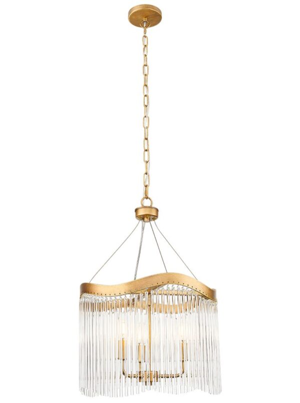 Hastings Aged Brass 3 Light Pendant